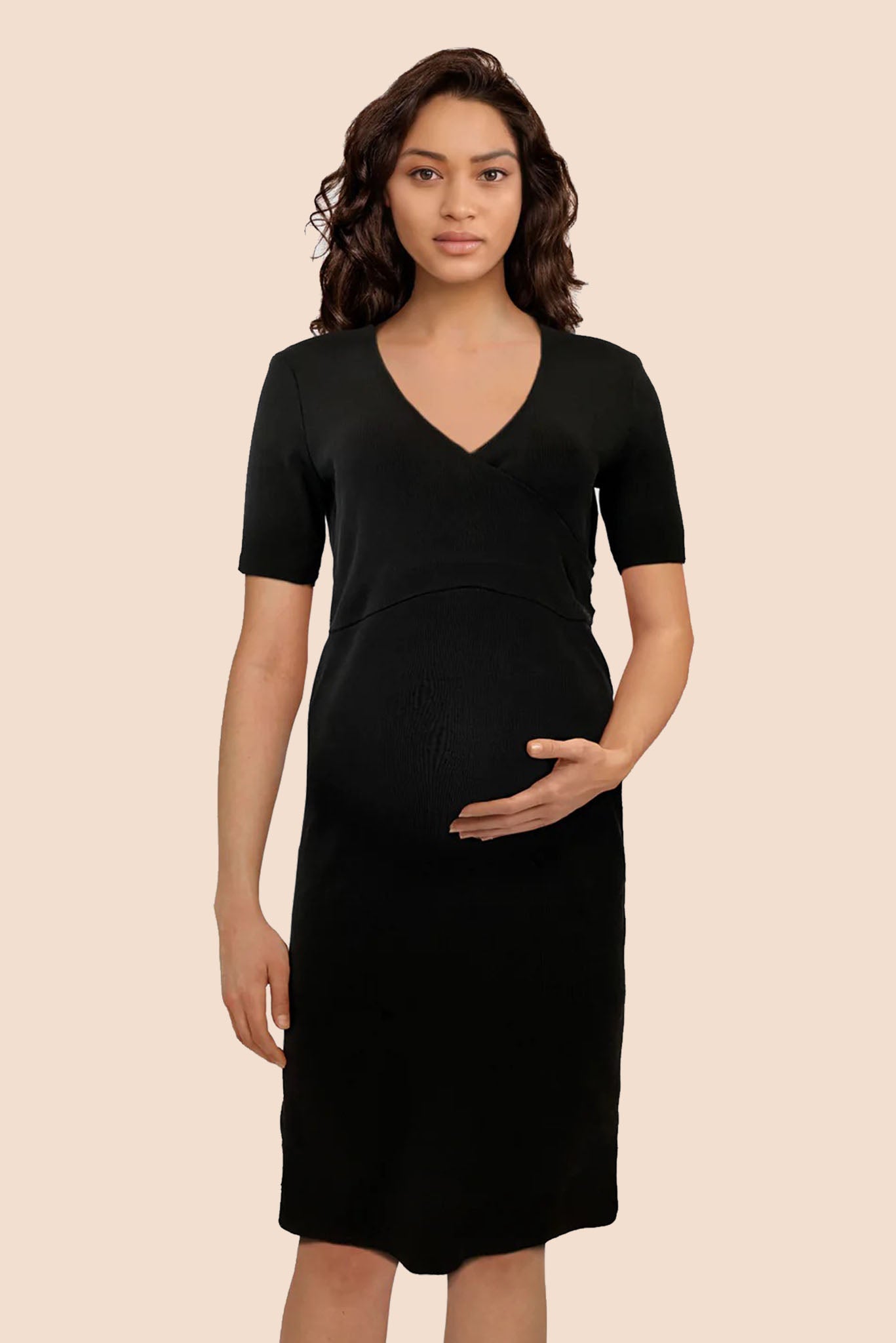 Ella Knit Dress | Nursing Friendly Milk & Baby