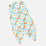 Bacon & Eggs Bow Headband | Blue | Milk & Baby