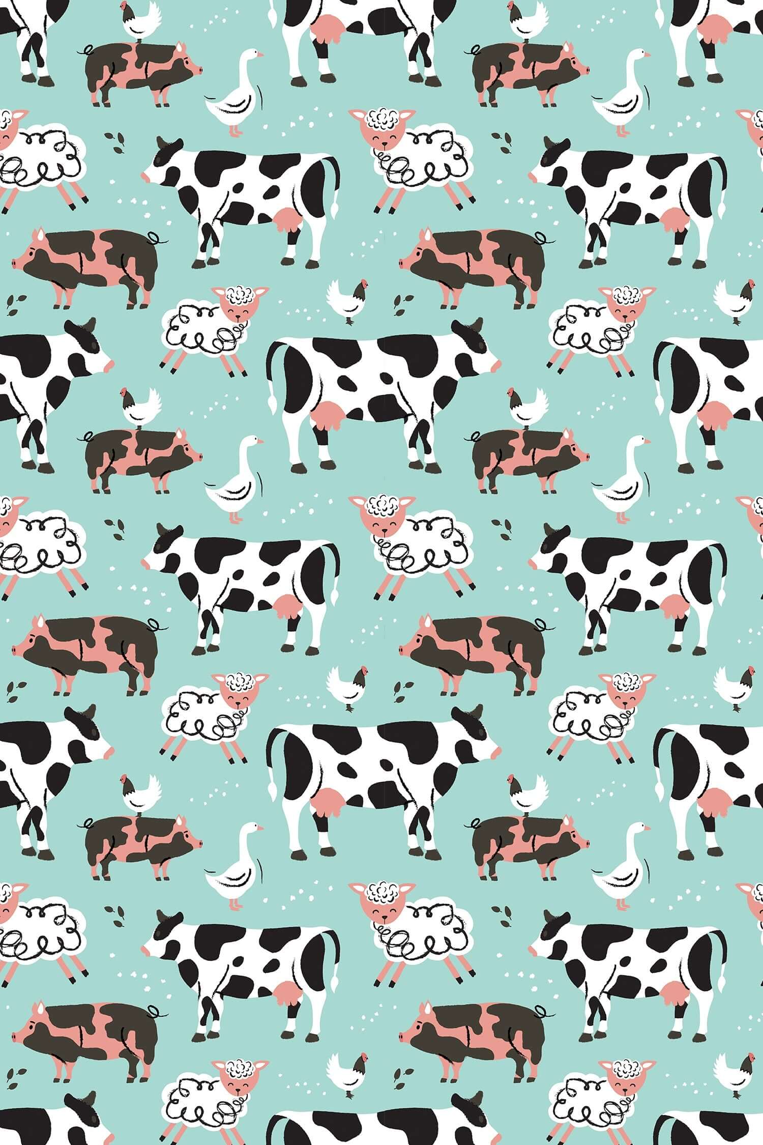 Soft & Stretchy Zipper Footie - Farm Friends | Milk & Baby
