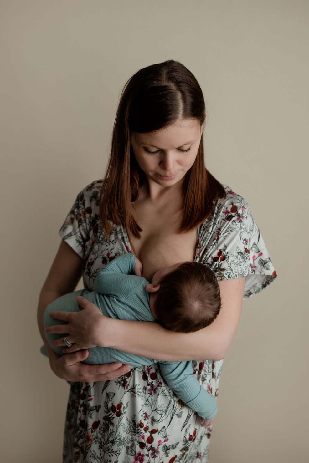 Floral Labor & Delivery Gown | Milk & Baby