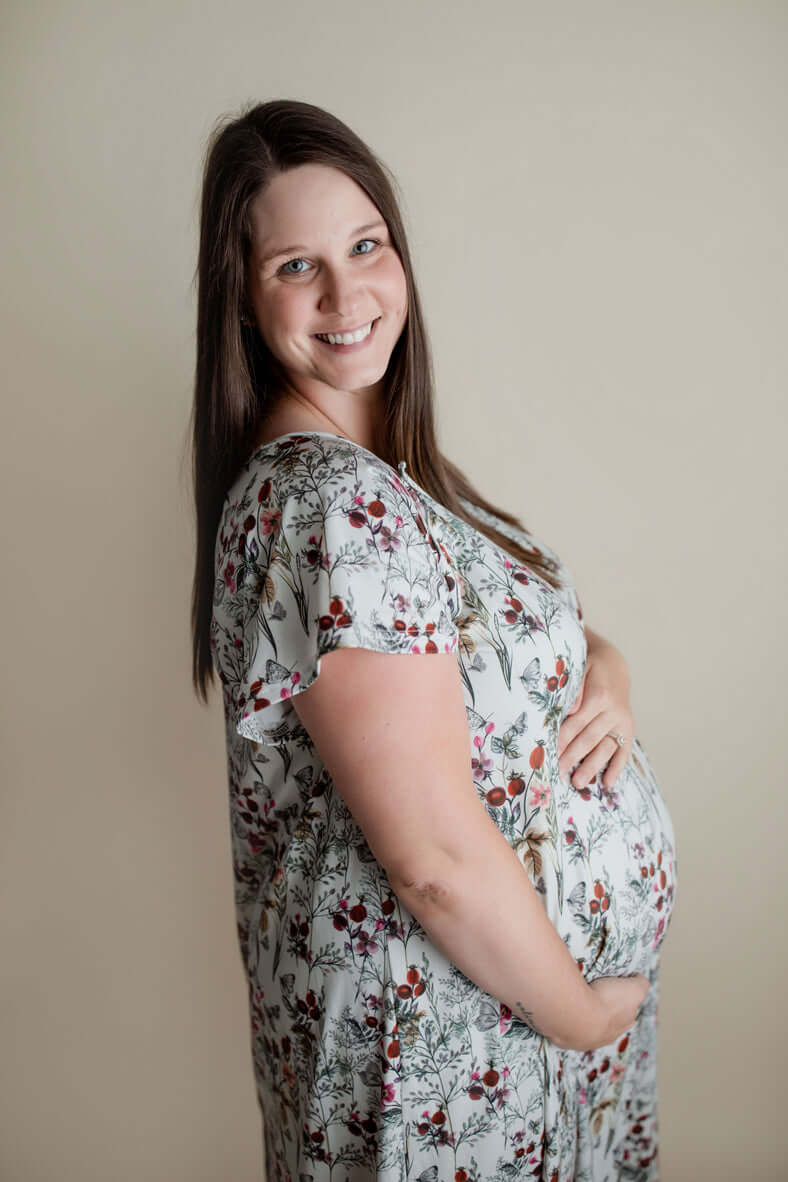 Floral Labor & Delivery Gown | Milk & Baby