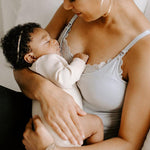 French Grey Lace Nursing Camisole - Milk & Baby 