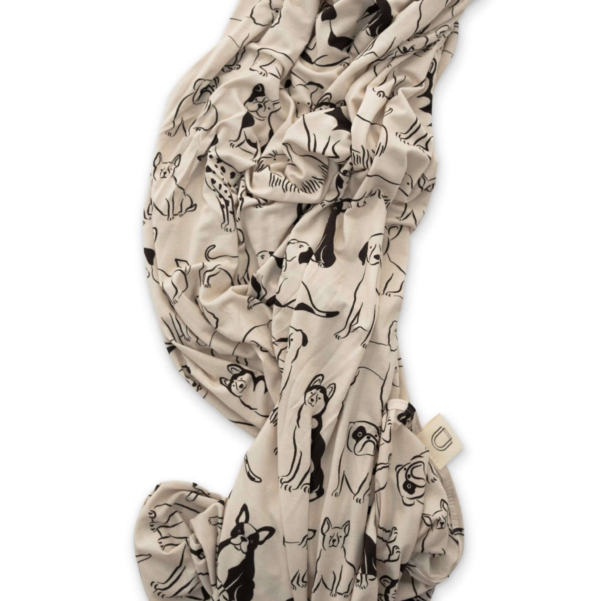 Good Dog Stretch Swaddle Blanket | Milk & Baby