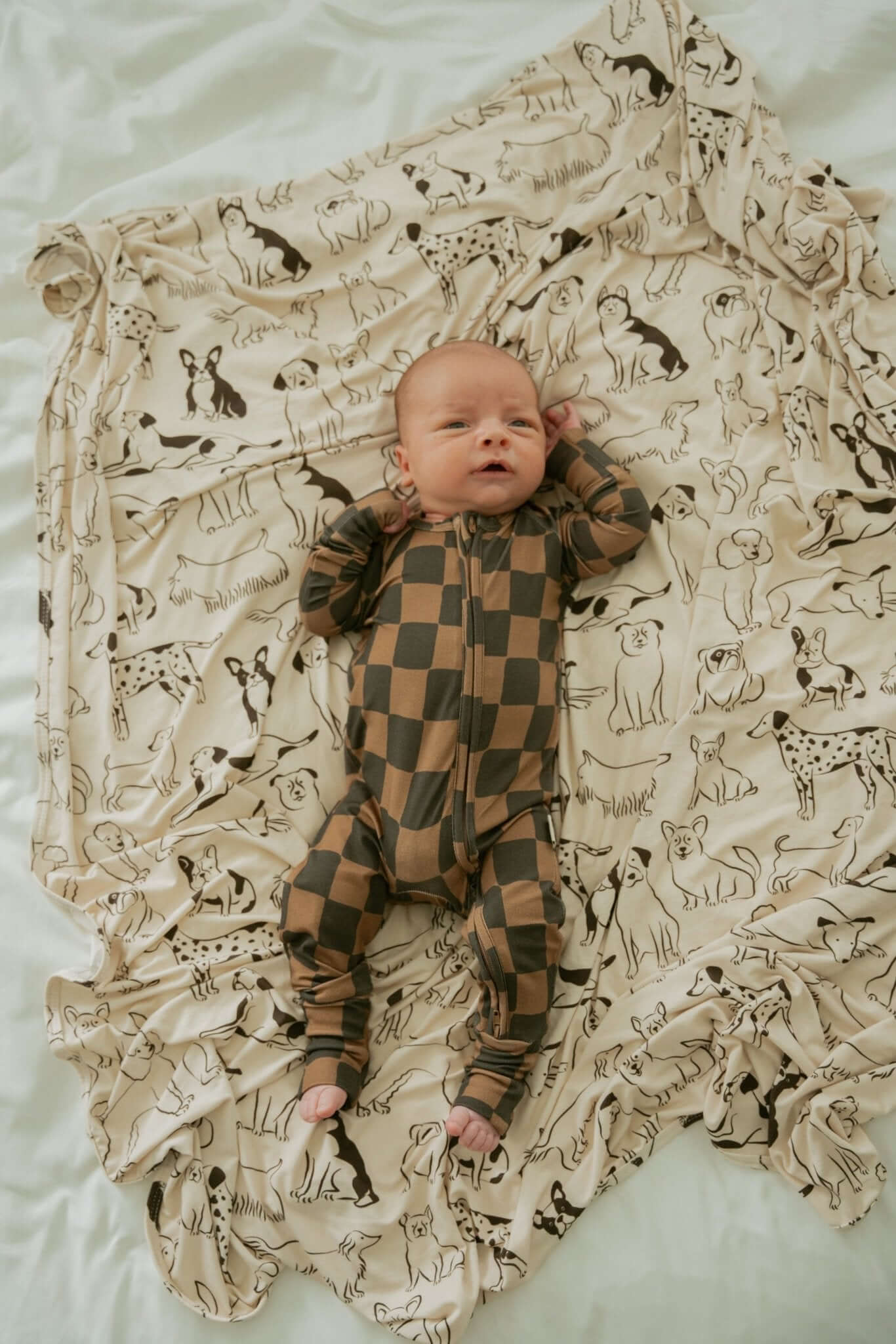 Good Dog Stretch Swaddle Blanket | Milk & Baby