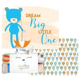 2 PK Newborn Receiving Blankets | Baby Receiving/Swaddle Blankets | Milk & Baby