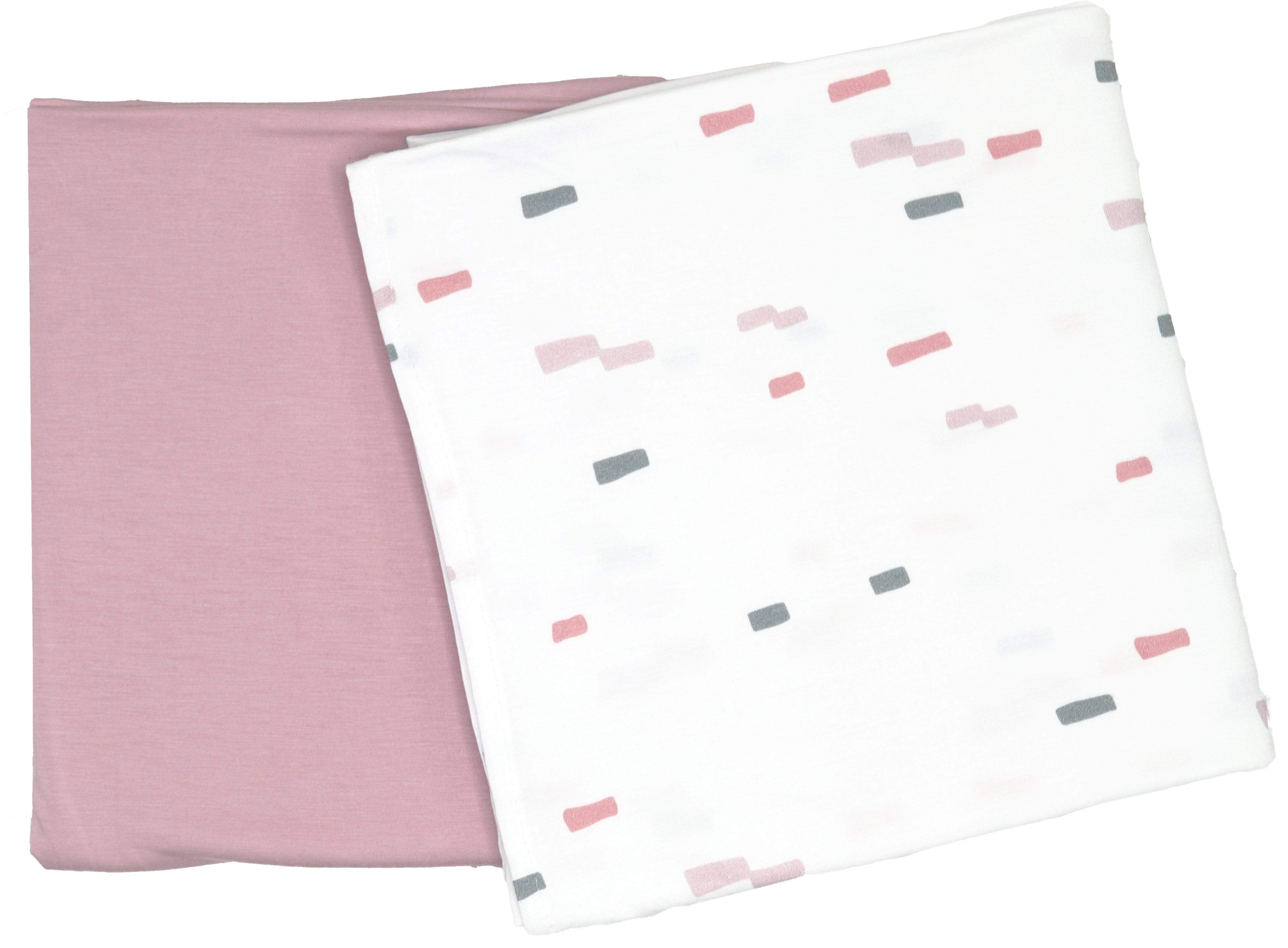 Brick and Rose 2 Pack Swaddle Blanket | Milk & Baby