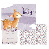 2 PK Newborn Receiving Blankets | Baby Receiving/Swaddle Blankets | Milk & Baby