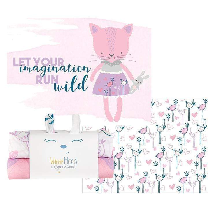 2 PK Newborn Receiving Blankets | Baby Receiving/Swaddle Blankets | Milk & Baby