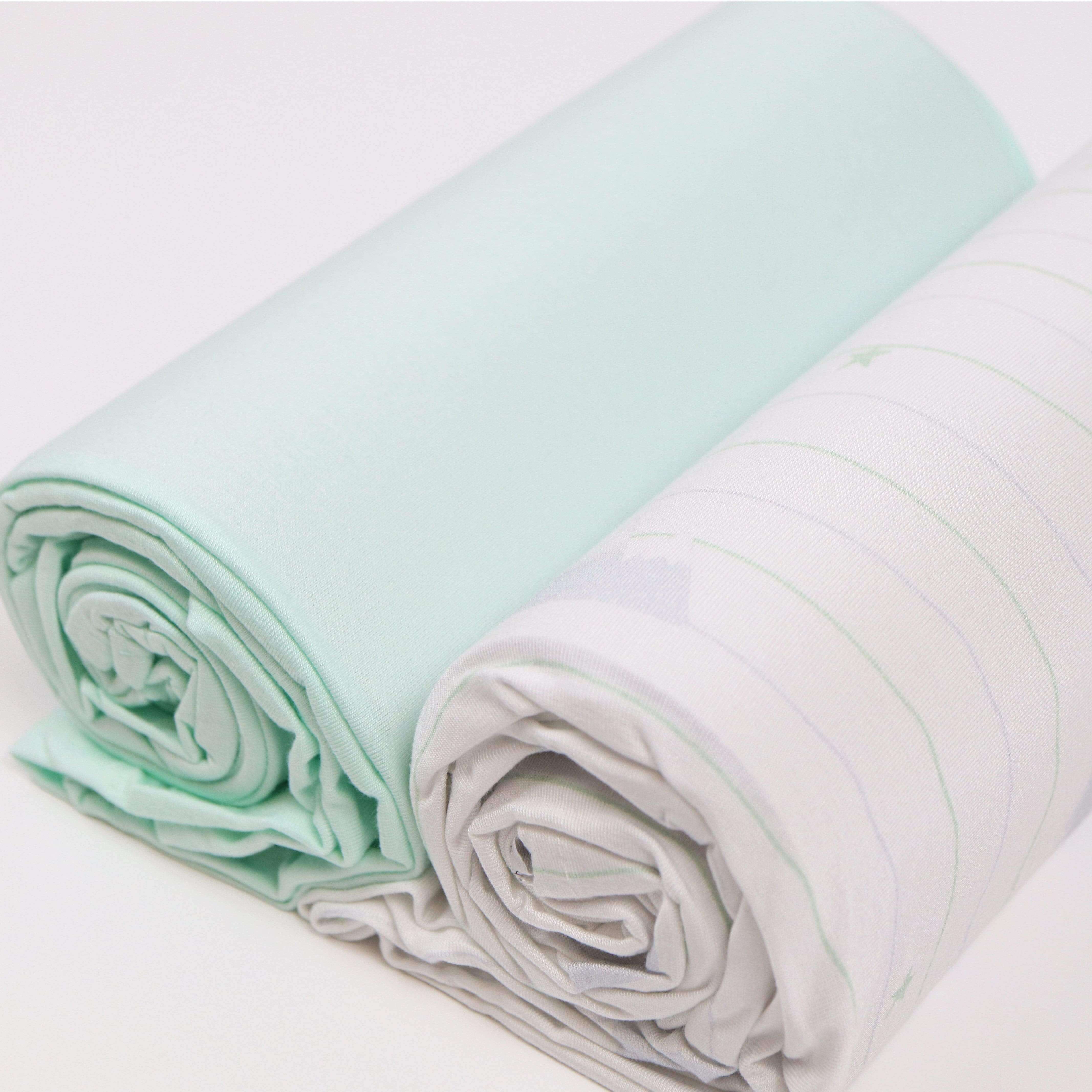 Mountain and Mint 2 PK Swaddle Blanket | Milk & Baby