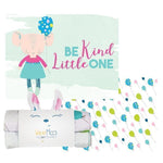 2 PK Newborn Receiving Blankets | Baby Receiving/Swaddle Blankets | Milk & Baby