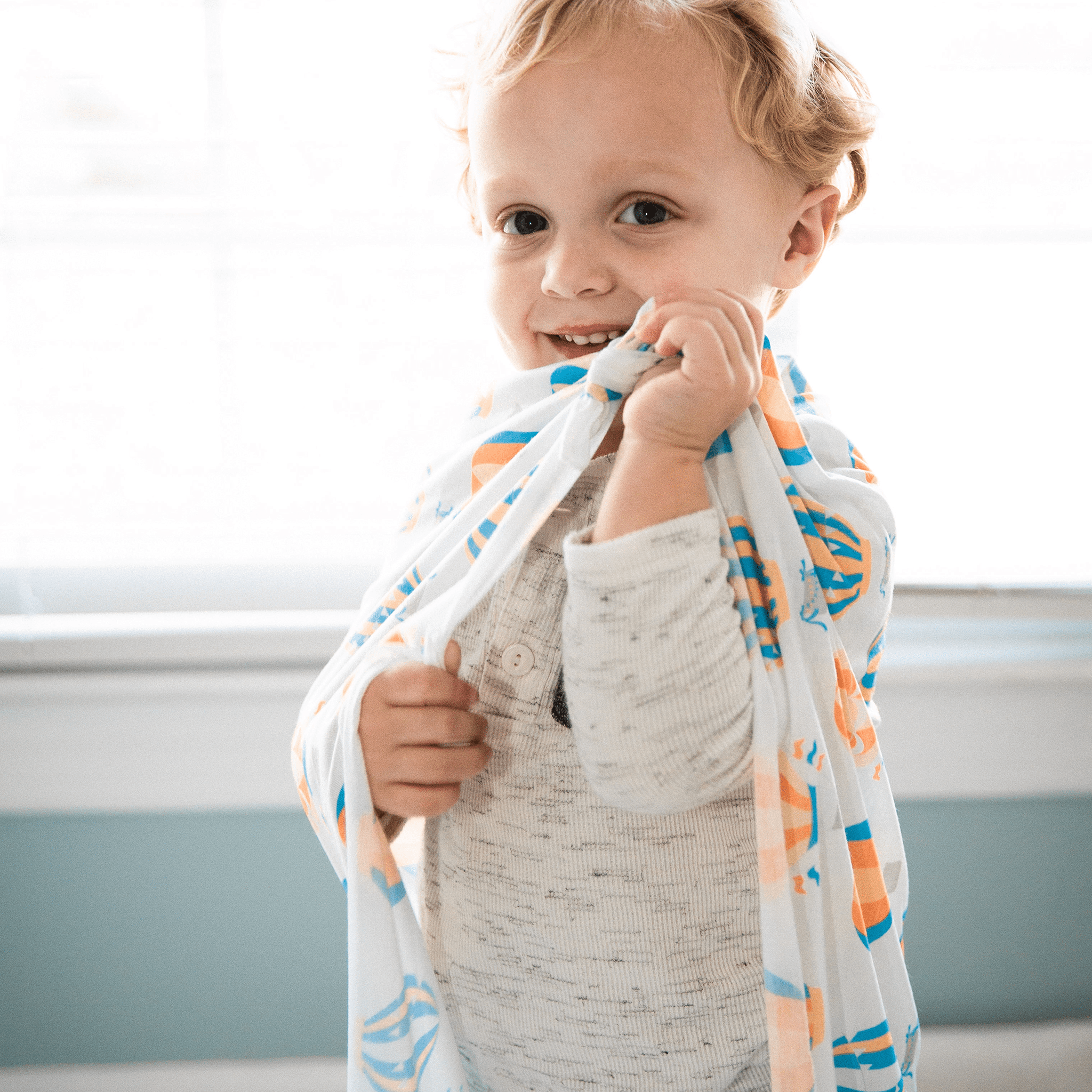 2 PK Newborn Receiving Blankets | Baby Receiving/Swaddle Blankets | Milk & Baby