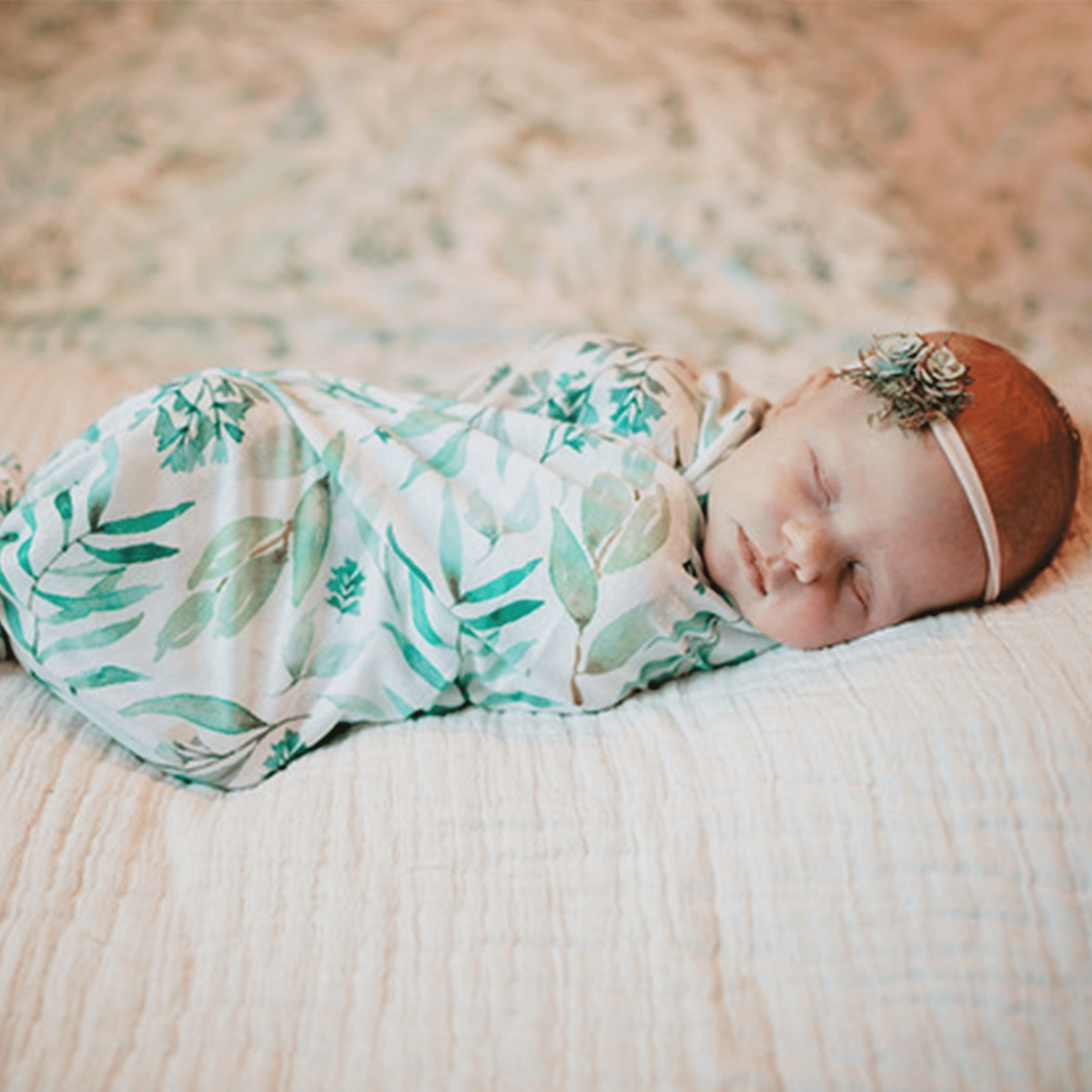 2 PK Newborn Receiving Blankets | Baby Receiving/Swaddle Blankets | Milk & Baby