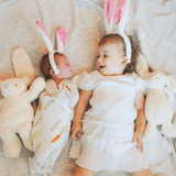 2 PK Newborn Receiving Blankets | Baby Receiving/Swaddle Blankets | Milk & Baby