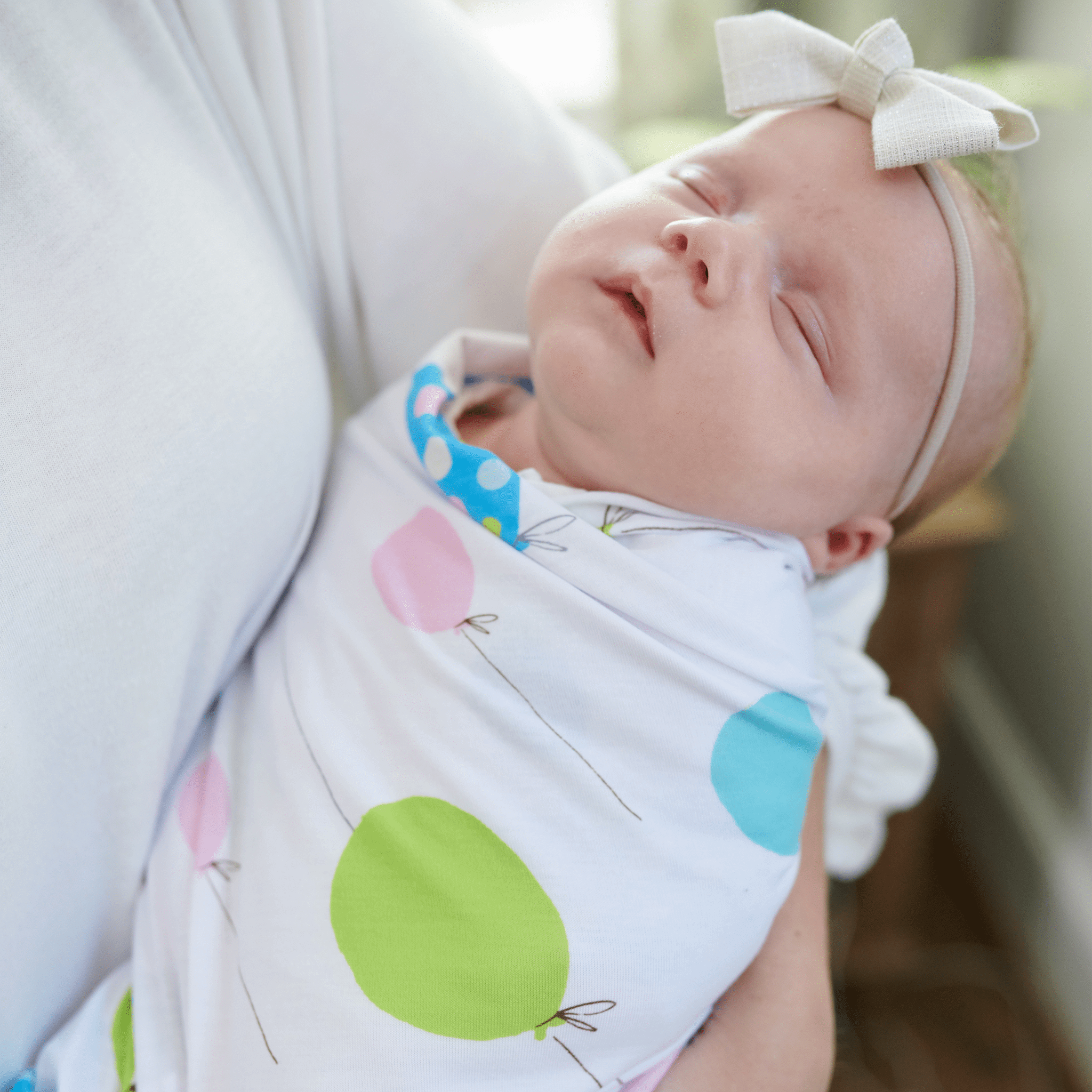 2 PK Newborn Receiving Blankets | Baby Receiving/Swaddle Blankets | Milk & Baby