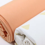 Tan Triangle and Terra Cotta 2 PK Swaddle Blanket | Milk & Baby