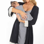 Grace Maternity & Nursing Nightgown, Robe, and Blanket Set - Milk & Baby 