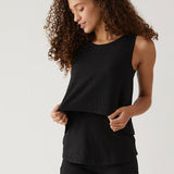Hero - Double Layer Hands-Free Nursing & Pumping Top | Black | Milk & Baby
