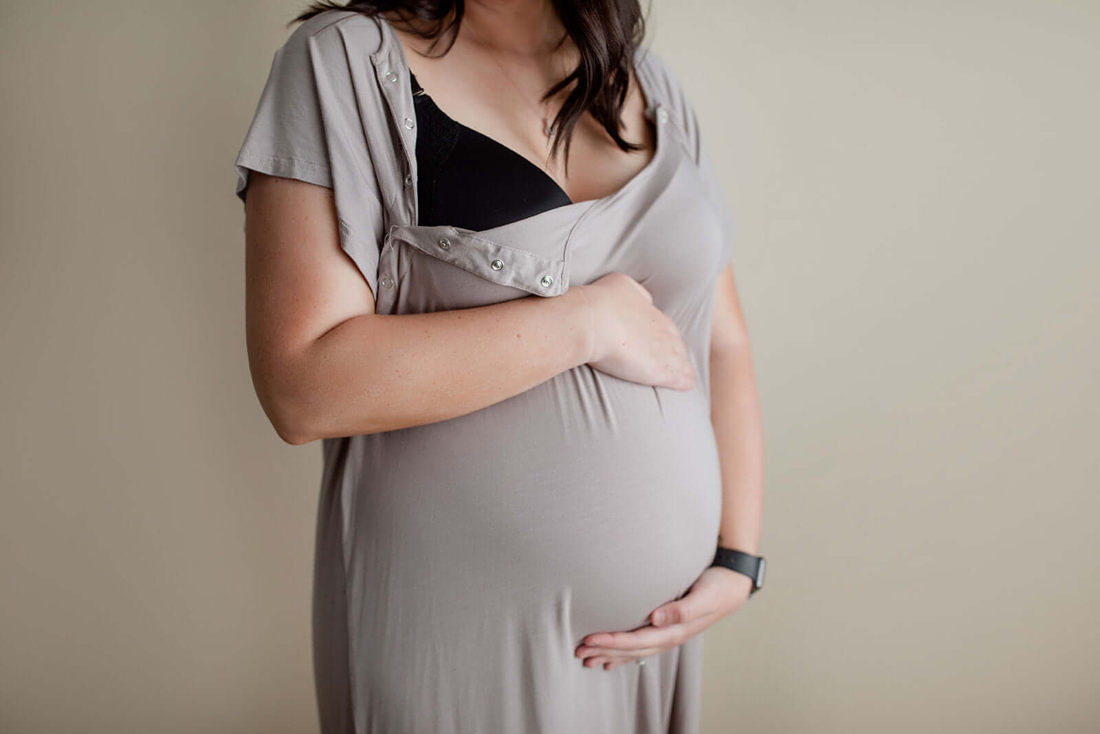 Harbor Mist Maternity Mommy Labor & Delivery Gown | Milk & Baby