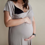 Harbor Mist Maternity Mommy Labor & Delivery Gown | Milk & Baby
