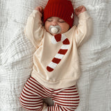 Candy Cane Chenille Pullover | Mom & Baby