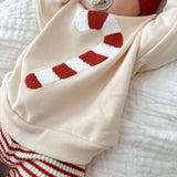 Candy Cane Chenille Pullover | Mom & Baby | Milk & Baby