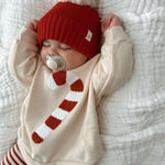 Candy Cane Chenille Pullover | Mom & Baby | Milk & Baby