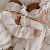 Luna + Luca Tulip Jacquard Jumpsuit | Milk & Baby