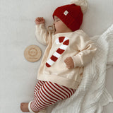 Candy Cane Chenille Pullover | Mom & Baby