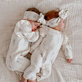 Luna + Luca Tulip Jacquard Jumpsuit | Milk & Baby