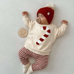 Candy Cane Chenille Pullover | Mom & Baby | Milk & Baby