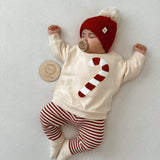 Candy Cane Chenille Pullover | Mom & Baby