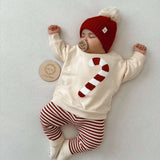 Candy Cane Chenille Pullover | Mom & Baby | Milk & Baby