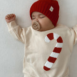 Candy Cane Chenille Pullover | Mom & Baby