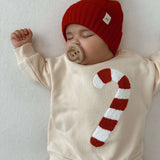 Candy Cane Chenille Pullover | Mom & Baby | Milk & Baby