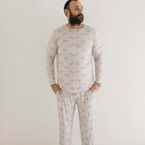Arm Day | Men's Long Sleeve Bamboo Pajamas | Milk & Baby
