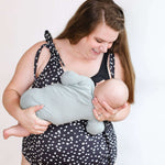 One Piece Tie Shoulder Breastfeeding Swimsuit Milk & Baby