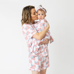 American Flag Women’s Button Down Short Set | Milk & Baby