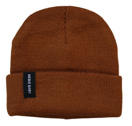 Brown Mebie Baby Beanie | Milk & Baby