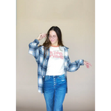 It Takes a Village Adult Retro Ringer Tee | Milk & Baby