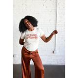 It Takes a Village Adult Retro Ringer Tee | Milk & Baby