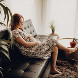 Floral Labor & Delivery Gown | Milk & Baby