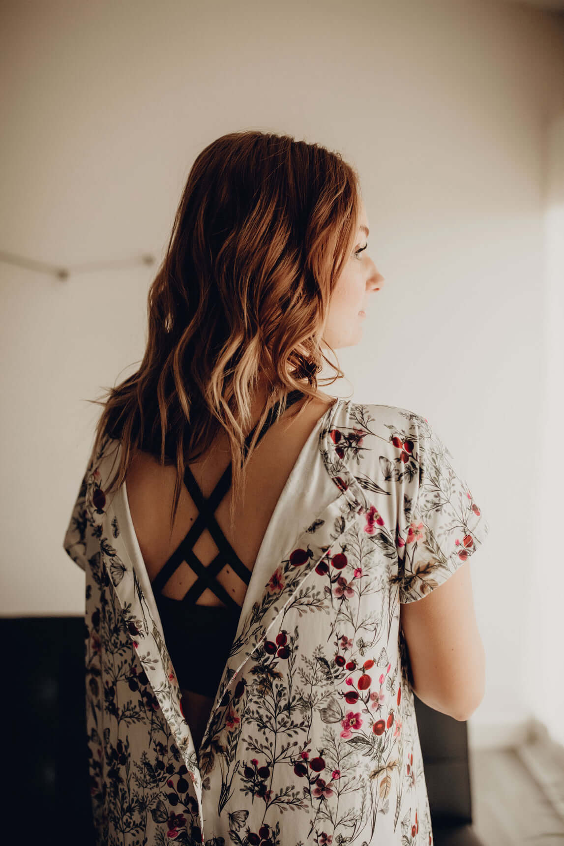 Floral Labor & Delivery Gown | Milk & Baby