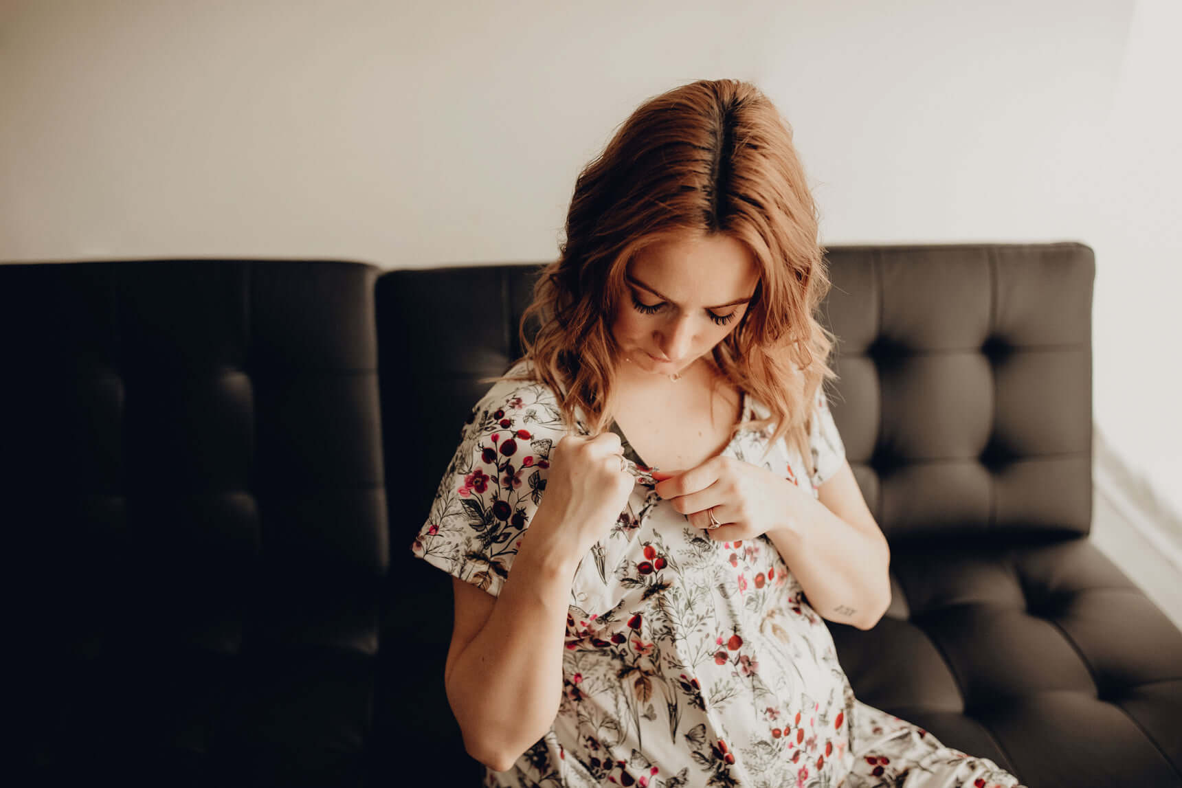 Floral Labor & Delivery Gown | Milk & Baby