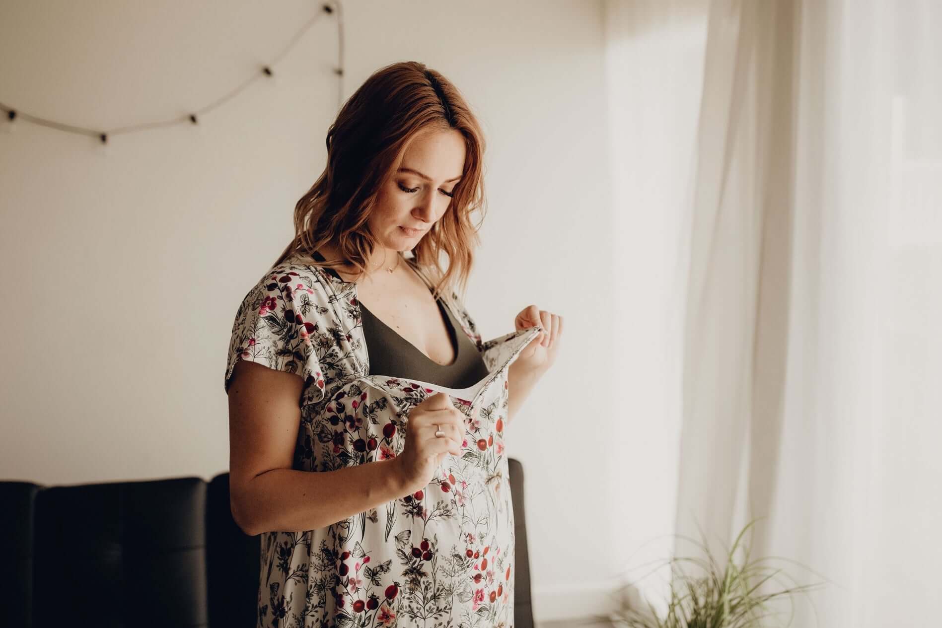 Floral Labor & Delivery Gown | Milk & Baby
