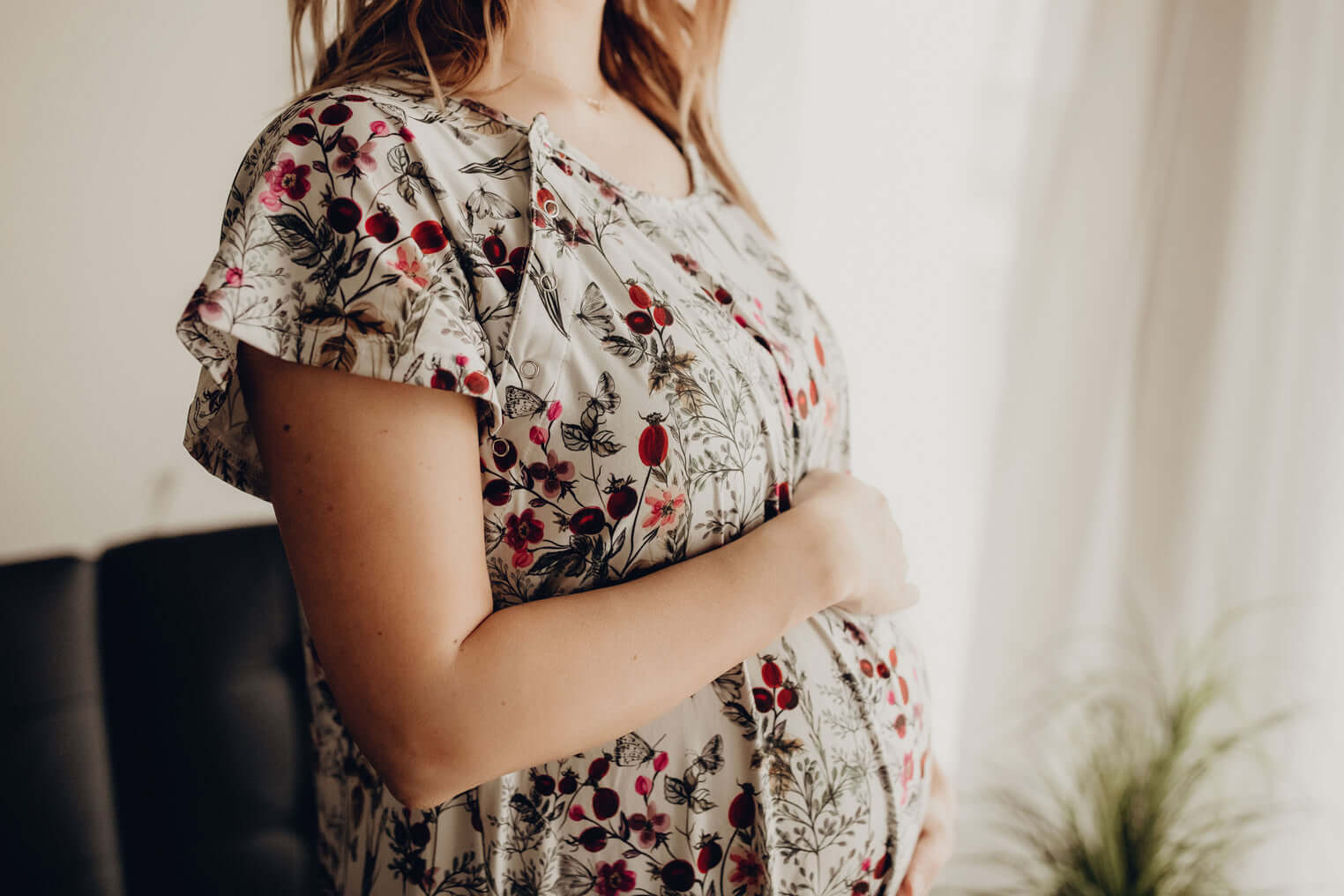 Floral Labor & Delivery Gown | Milk & Baby