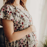Floral Labor & Delivery Gown | Milk & Baby