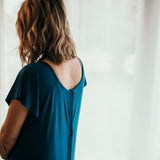 Blue Labor & Delivery Gown | Milk & Baby