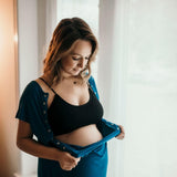 Blue Labor & Delivery Gown | Milk & Baby