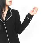 The Black CloudLuxe Nightshirt | Milk & Baby