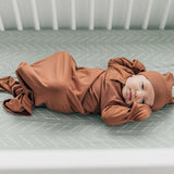 Desert Sage Muslin Crib Sheet | Milk & Baby